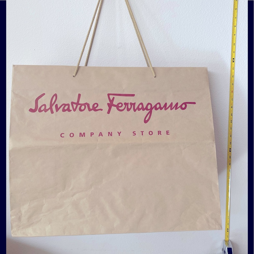 Giant Salvatore Ferragamo Shopping Bag